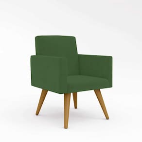 Poltrona Cadeira Escritório Recepção verde