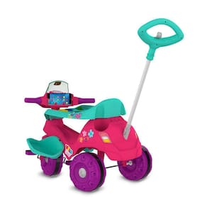 Triciclo Velobaby 357 Função Passeio Pedal Bandeirantes Rosa