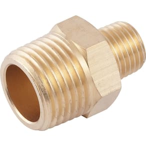 Adaptador Niple Red 1/2X1/4" Npt Latão Macho/Macho Vonder