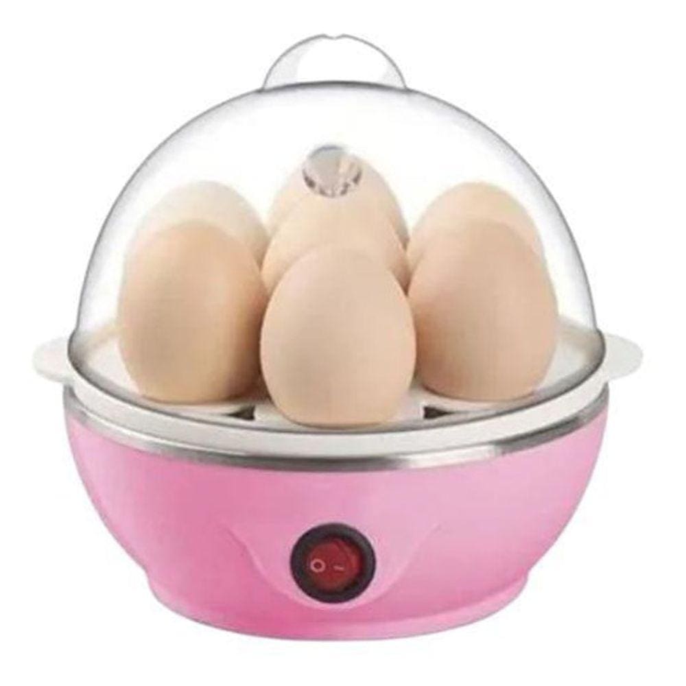 Maquina De Cozinhar Ovos Eletrica 110V Vapor - Rosa