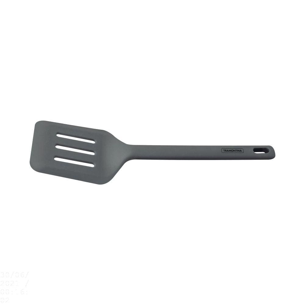 Espátula de Silicone Perfurada Tramontina Moldê Cinza Tramontina