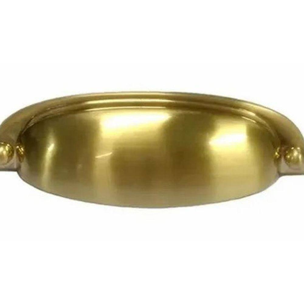 Puxador Concha Stillo 96Mm Dourado - Gruppa