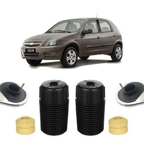2 Kit Coxim Batente Dianteiro Chevrolet Celta 2008 2009 2010