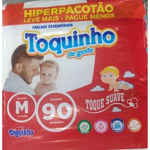 Fralda Infantil Toquinho De Gente M C/90
