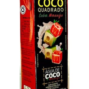 Água De Cocô Quadrado 27 Caixinhas 200Ml - Morango