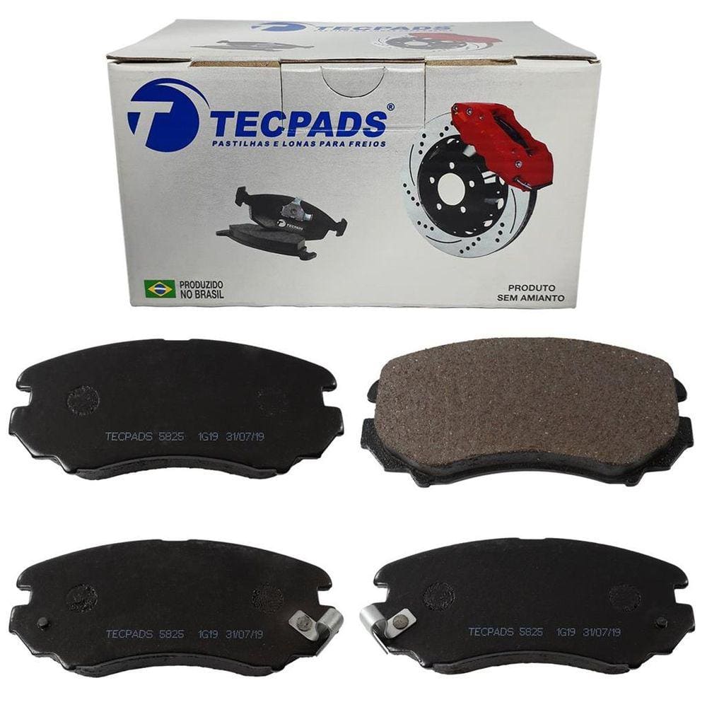 Pastilha Freio Dianteira P/ Hyundai Tucson Azera Kia Magentis Spatage Soul
