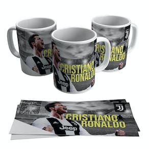 Caneca Cristiano Ronaldo Juventus Craque Português 325ml