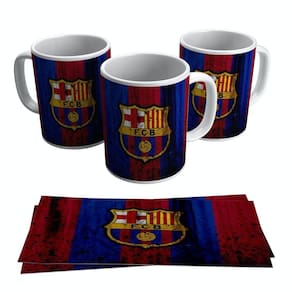 Caneca Barcelona Escudo Time Barça Messi 325ml