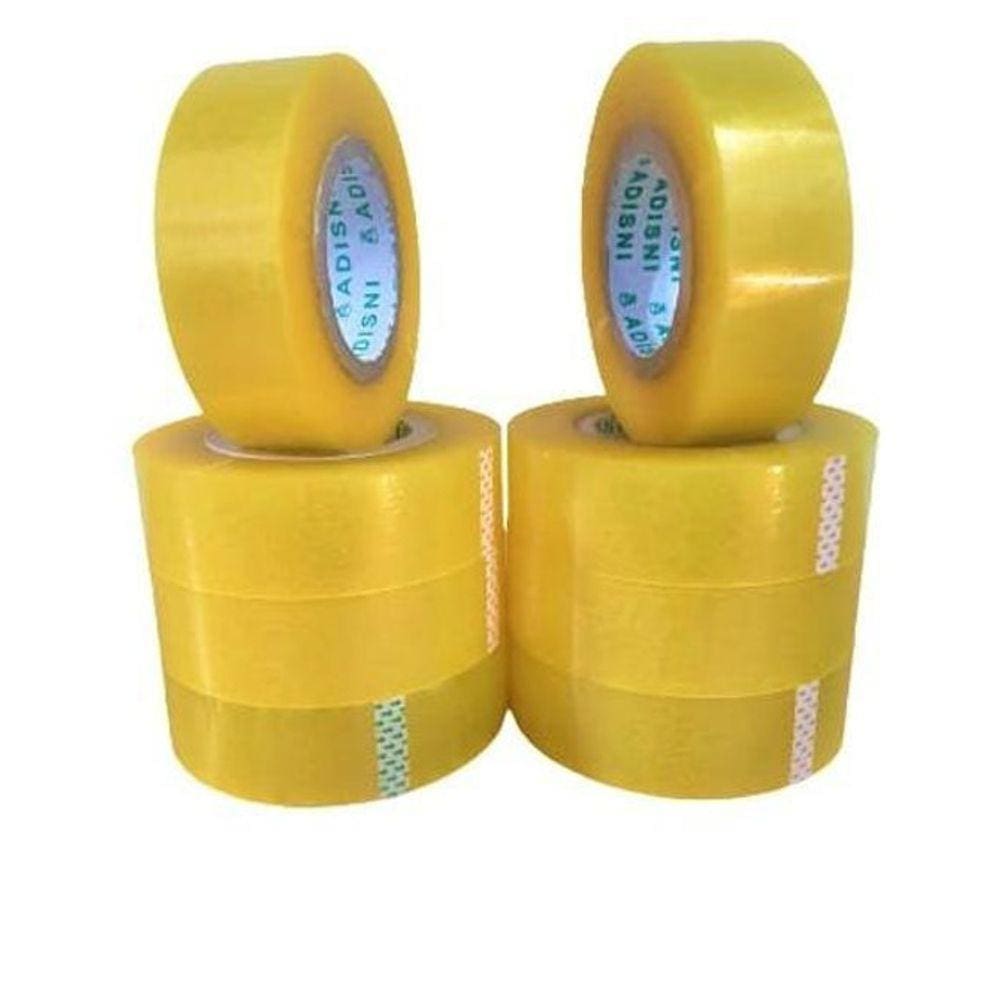 Fita Adesiva Transparente Para Caixas 8 Rolos - 300M Cada