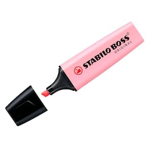 Marca Texto Boss Pastel 10 Un Stabilo Rosa 527900