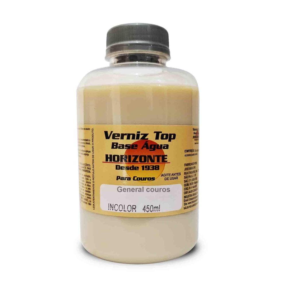 Graxa Para Sapatos Couro Incolor Horizonte Verniz Top 450Ml