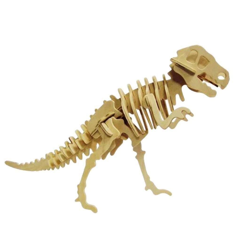 Quebra-Cabeça 3D, DINOSSAURO TIRANOSSAURO REX 55 peças em MDF -  DINOBRINQUE # Todos os Modelos de Quebra-Cabeça 3D Dinobrinque