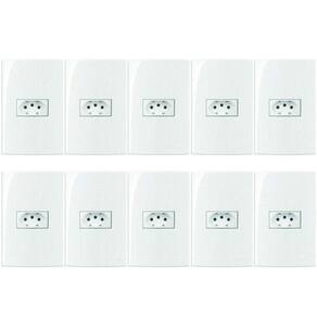 Kit 10 Conjuntos 42 Tomada 2P+T 20A 250V Sleek Margirius