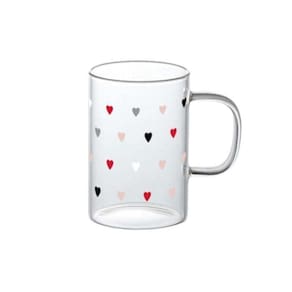 Caneca Vidro Borossilicato Resistente A Calor Love 200Ml 191