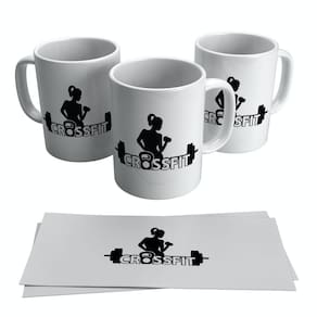 Caneca Crossfit Fitness Musculação Mulher 325ml