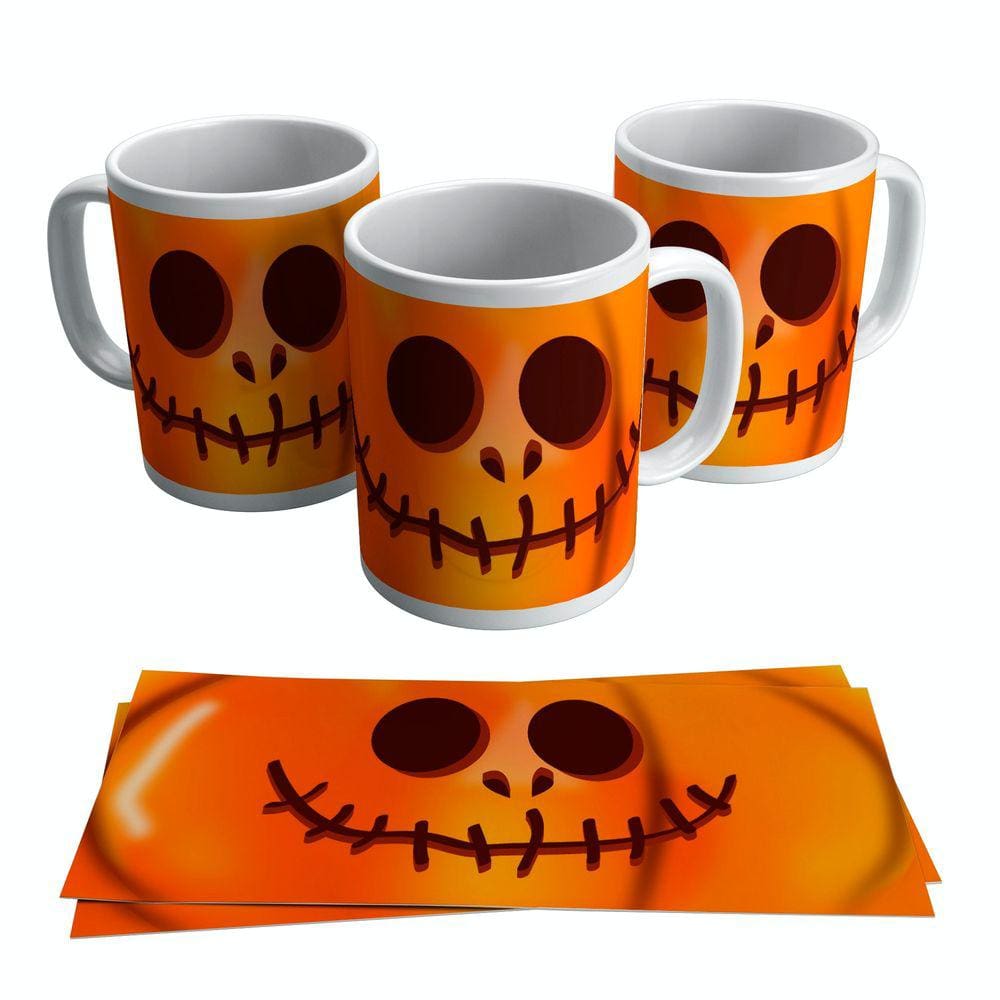 Caneca Personalizada Halloween Abóbora Dia Das Bruxas 325ml