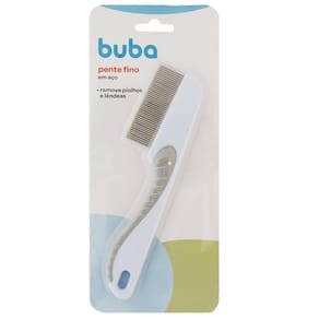 Pente Fino Em Aço Buba Remove Piolhos E Lêndeas