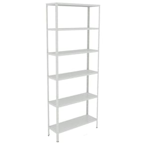 Estante Aço 6 Prateleiras Eaf013 Branco