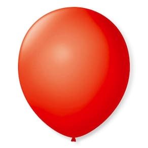 Balão São Roque Número 7 Vermelho Quente 50 Unidades