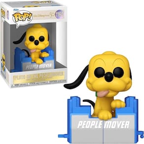Pluto On The Peoplemover 1164 Pop Funko Walt Disney World