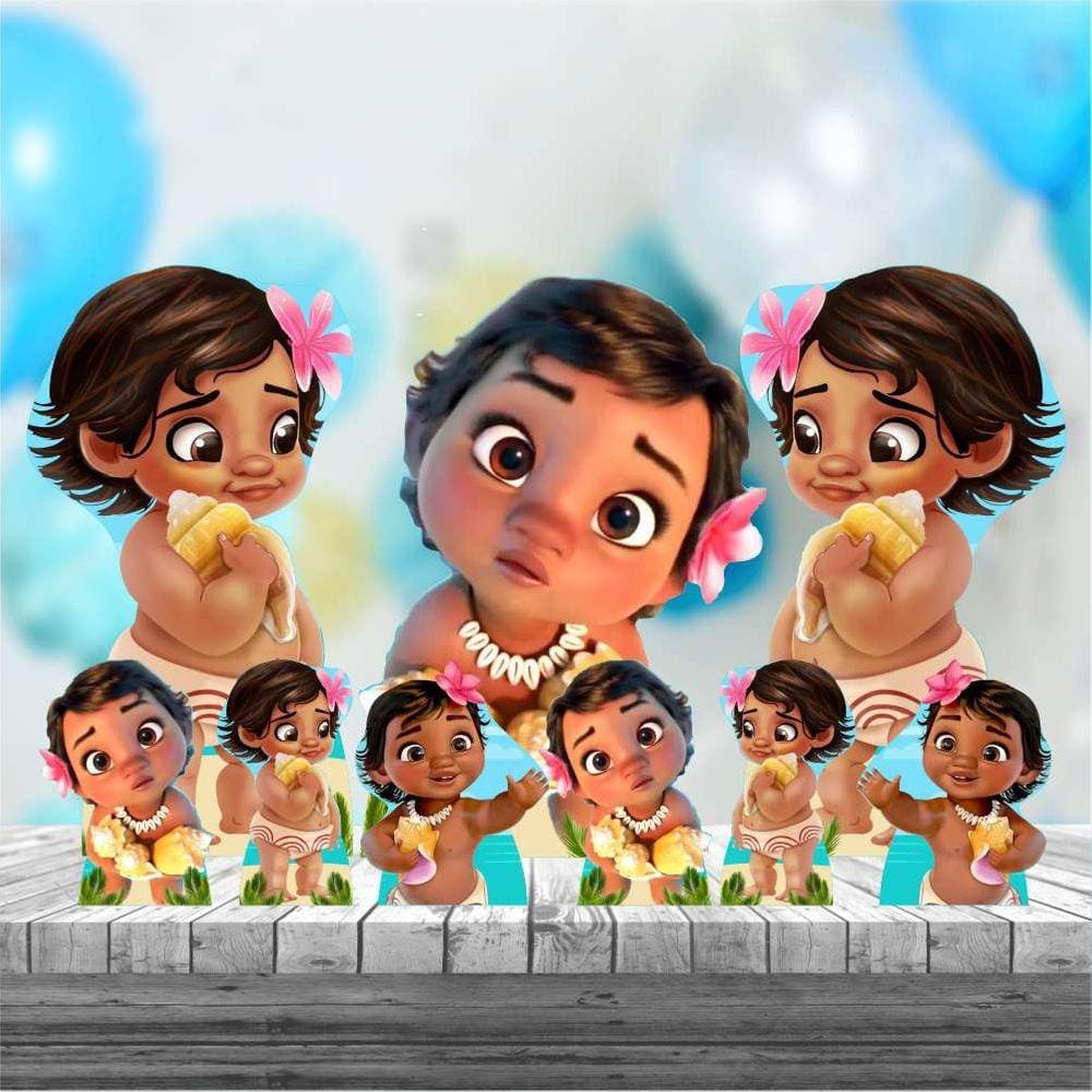 Kit aniversario moana baby