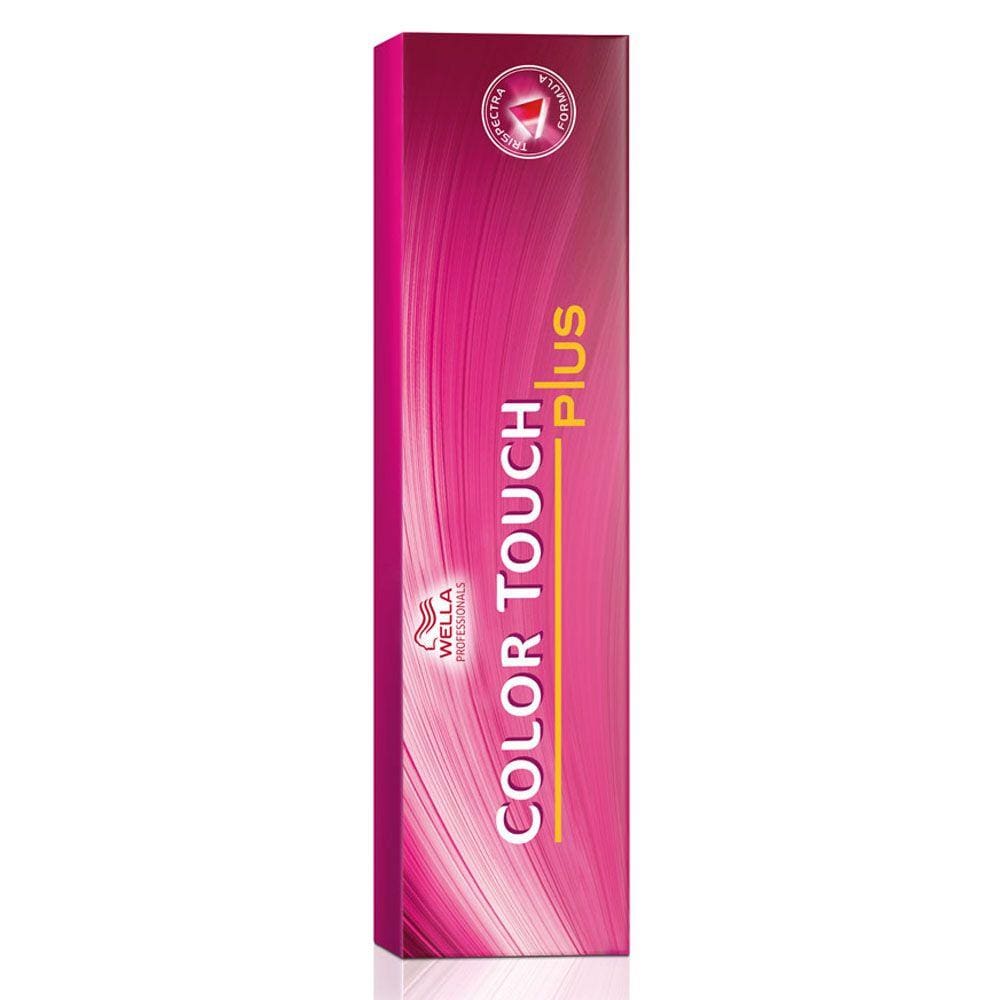 Coloração Wella Color Touch Plus Tonalizante 77/07 Loiro Medio Intenso Organicol Marrom - 60G