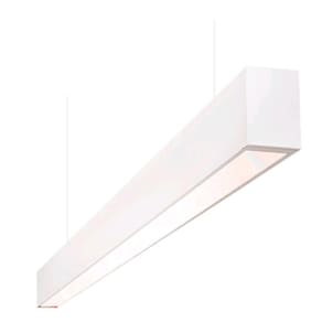 Impacto Pendente para 2 Lâmpadas 125x10X6cm Branco TBP-02/BTX
