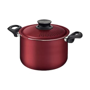 Espagueteira Tramontina Paris Antiaderente Starflon Max com Tampa de Alumínio Vermelho 24 cm 7,3 L Tramontina