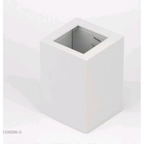 Germany Arandela Frankfurt 125Mm 2 Fachos 1Xg9 Branco 15100200-11