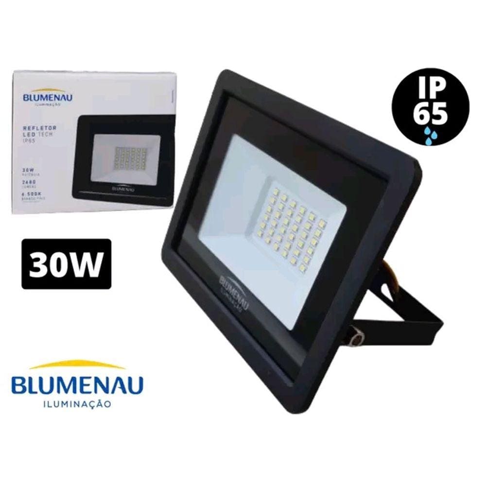 Blumenau Refletor Led 30W 6500K Bivolt Tech