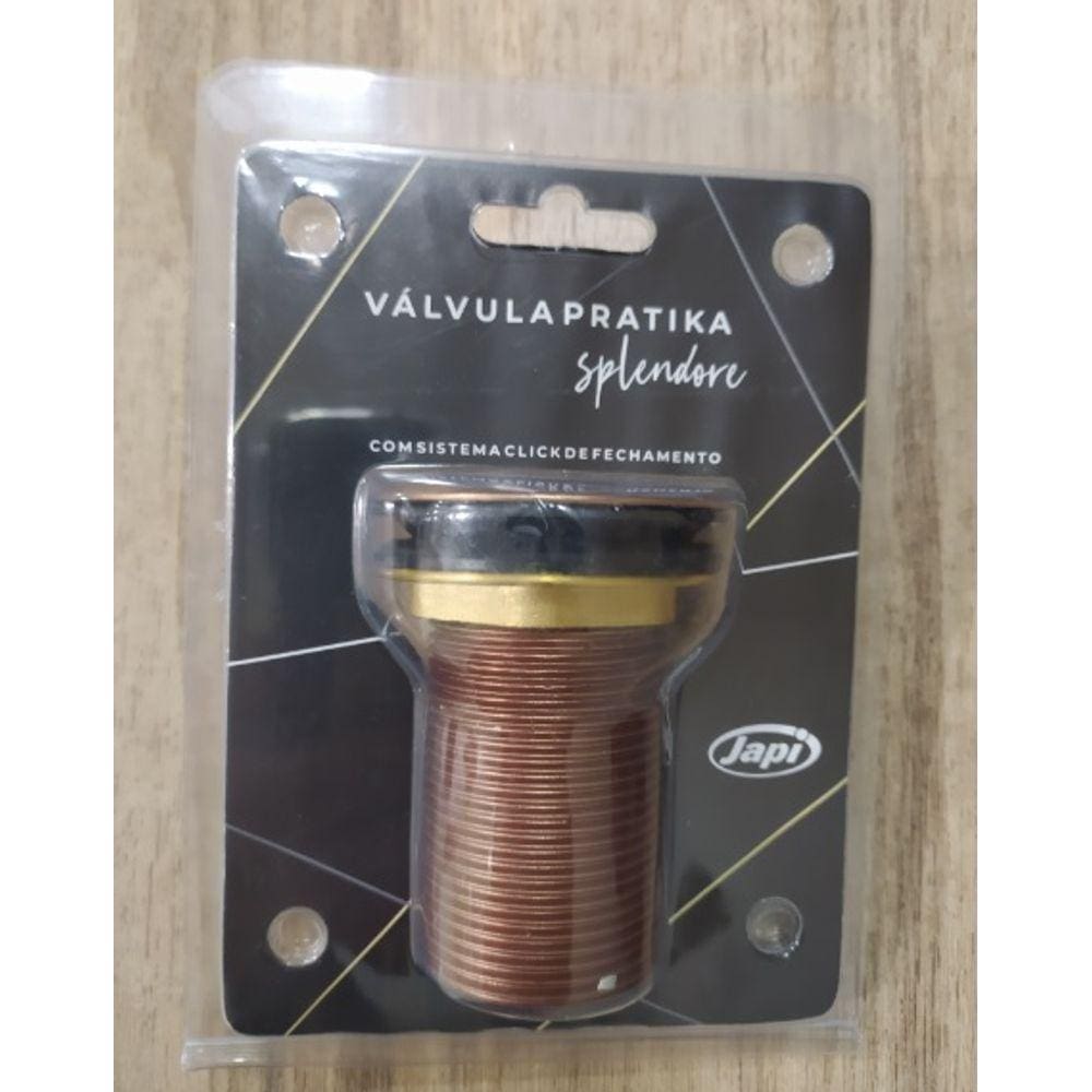 JAPI VALVULA DE ESCOAMENTO SPLENDORE JVPKR PRATIKA 1.1/4" ROSE GOLD