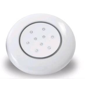 Iluctron Luminária Para Piscina 125Mm 9W Luz Azul Corpo Branco