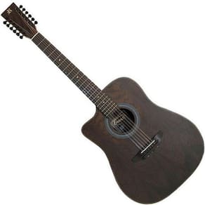 Violão Folk Canhoto 12 Cordas Atv Fosco Aço Artec Edge Rx415