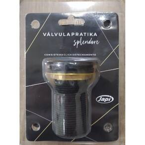 JAPI VALVULA DE ESCOAMENTO SPLENDORE JVPKK PRATIKA 1.1/4" PRETA BLACK