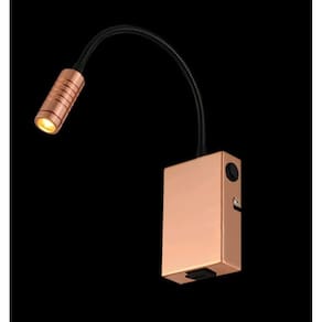 Avant Arandela Led Lettura 2700K 3W Amarela Cobre Brilhoso
