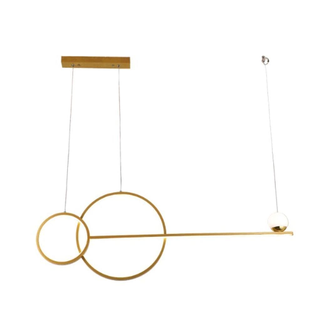 Luciin Pendente Us065 Led 76W 3000K 100X1x34,5 Dourado