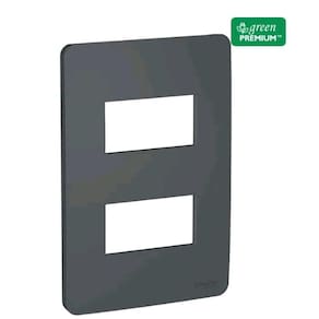 Schneider Orion Placa 4X2 2 Postos Stellar Black S730121294