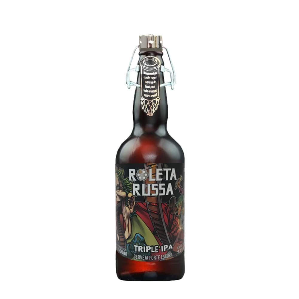 Cerveja Artesanal Roleta Russa Triple IPA 500ml