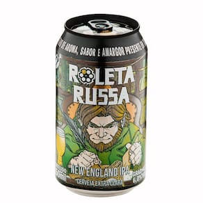 Cerveja artesanal Roleta Russa New England IPA Lata 350ml