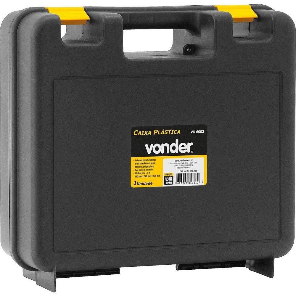 Caixa Plástica Para Furadeira 340X340X130Mm Vd6002 - Vonder