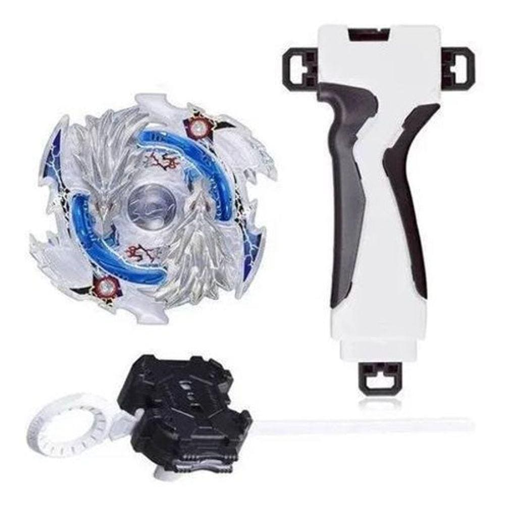 Beyblade Burst Turbo Slingshock - Kit inicial com pião Z Achilles A4 e  lançador - Beyblade