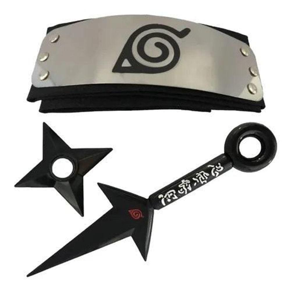 Manto Akatsuki Cosplay + Bandana Naruto Aldeia Folha Coleção em Promoção na  Americanas