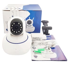 Camera de Segurança 3 Antenas Wifi 1080p Dome Robô Giratoria 360° IP Yoosee Detecção de movimento Alerta no Email Audio