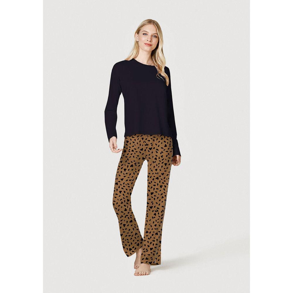 Pijama Longo Feminino Estampado