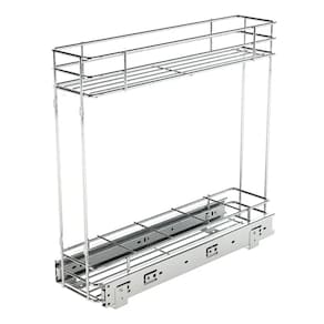Porta Latas / Óleo De Base 210x450x475mm Cromado 7138