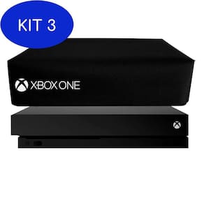 Kit 3 Capa Para Xbox One X Case Protetora Impermeável