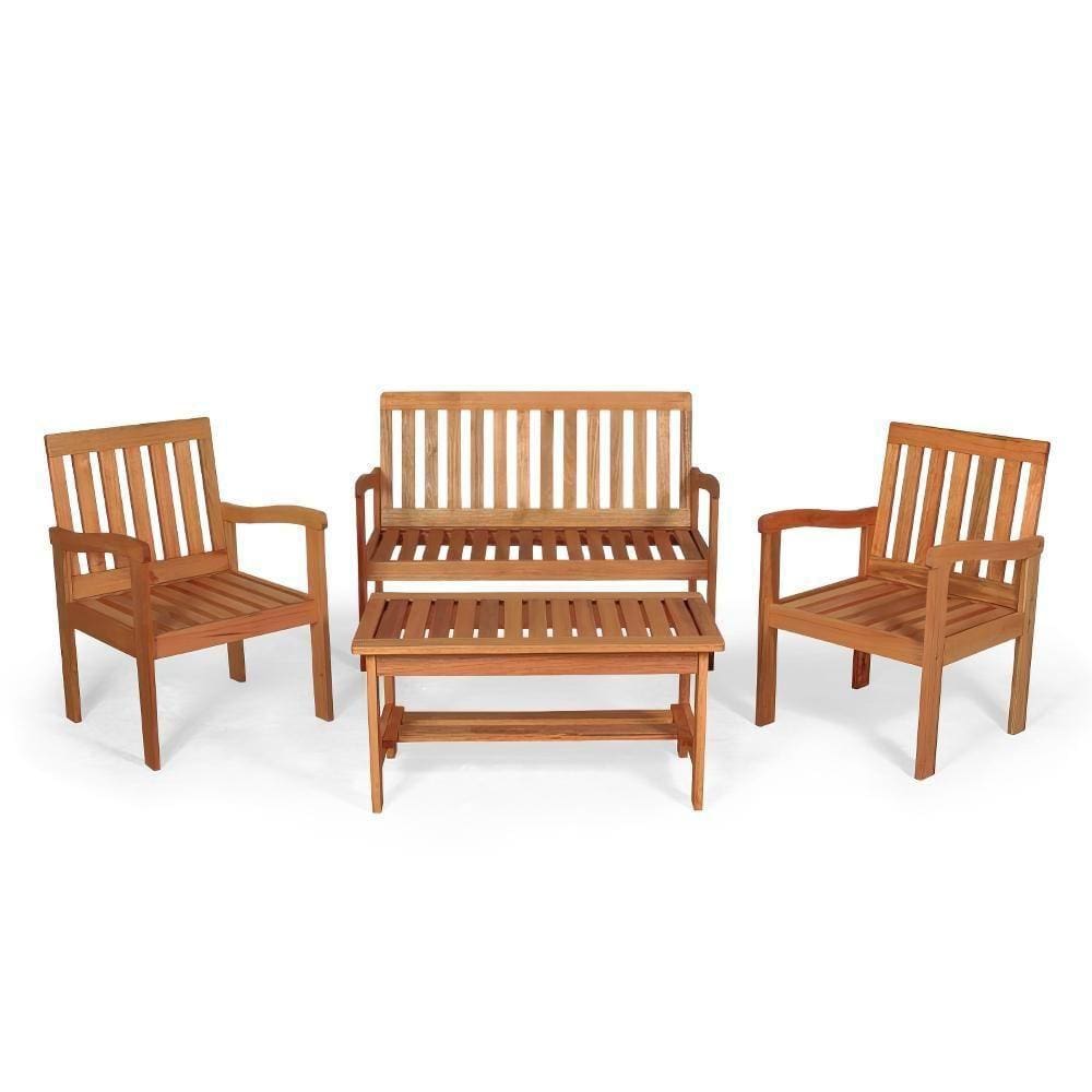 Conjunto Jardim Em Madeira Robust - Natural