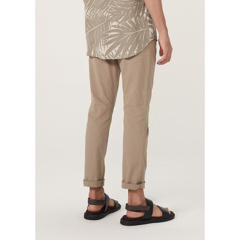 Calça Básica Masculina Chino Com Elastano Hering