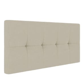Cabeceira Painel Nina Para Cama Box Casal 140 Cm Linho Grosso Bege A19