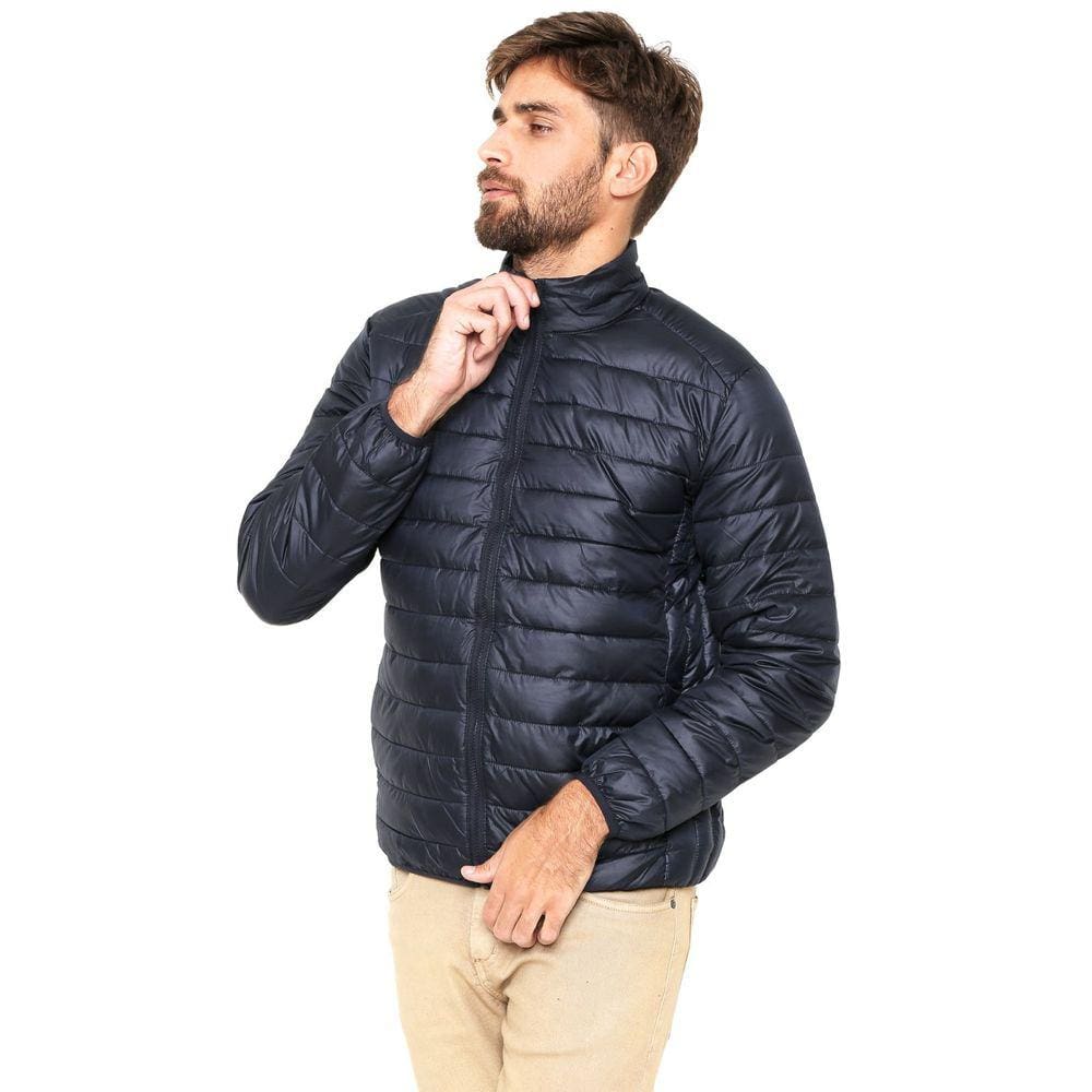 Jaqueta Básica Masculina Acolchoada Com Forro